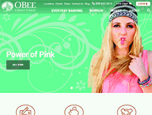 Tablet Screenshot of obee.com